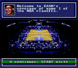 Bulls vs. Blazers and the NBA Playoffs (Genesis)- Gameplay 