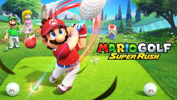 постер игры Mario Golf: Super Rush