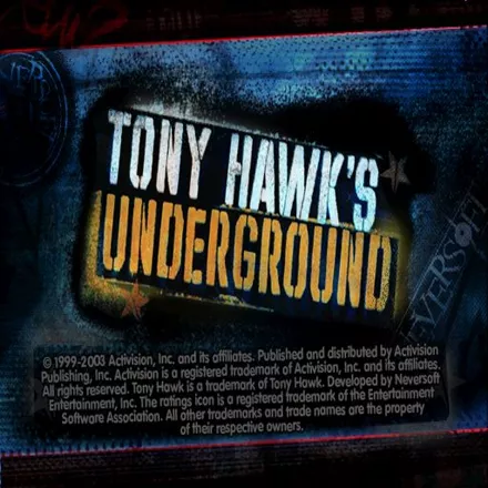 Tony Hawk's Underground (2003) - MobyGames