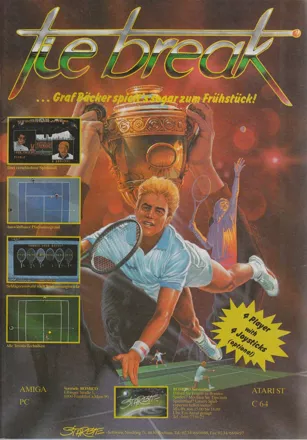 NEW Tie Break Digitek Software IBM 5.25 PC Computer Game Tennis MS-DOS