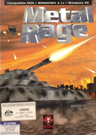 постер игры Metal Rage: Defender of the Earth