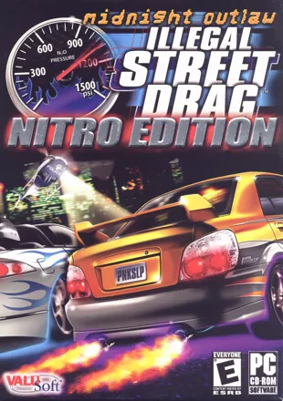 постер игры Midnight Outlaw: Illegal Street Drag - Nitro Edition