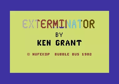 постер игры Exterminator