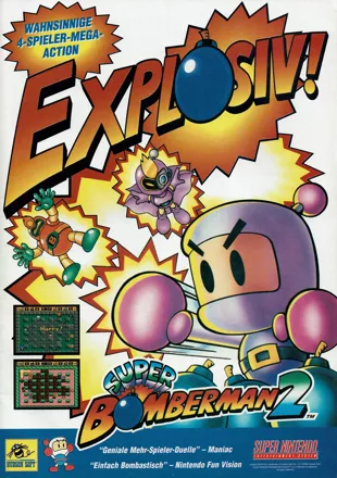 Boxed Pixels: Snes Review : Super Bomber Man 2 (Game 082)