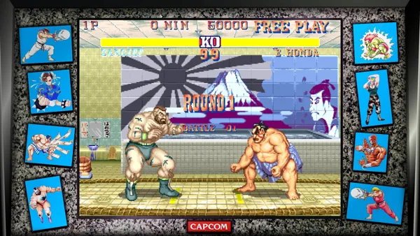 Zangief's Stage In-Game Background, Images, Street Fighter II, Museum