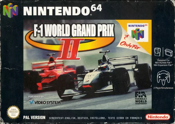 постер игры F-1 World Grand Prix II