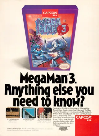 Mega Man 3 (1990) - MobyGames