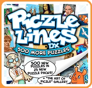 постер игры Piczle Lines DX: 500 More Puzzles