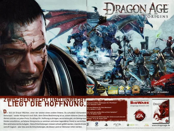 Dragon Age: Origins - Awakening cover or packaging material - MobyGames