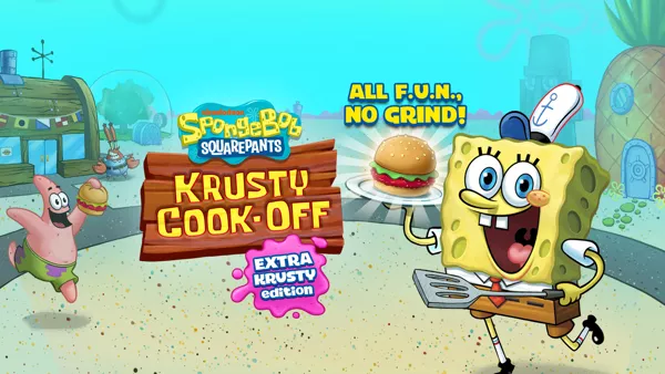 постер игры SpongeBob: Krusty Cook-Off - Extra Krusty Edition