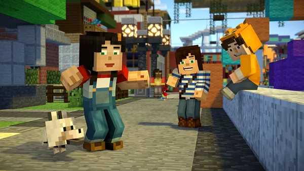 Minecraft: Story Mode official promotional image - MobyGames