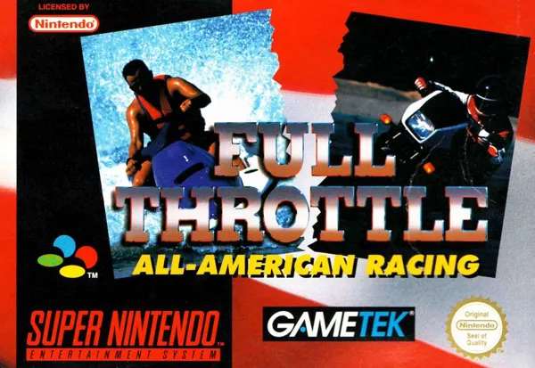 постер игры Full Throttle: All-American Racing