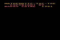 3-D Tic-Tac-Toe (1979) - MobyGames