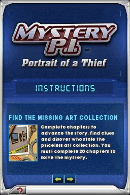 Mystery P.I.: Portrait of a Thief (2008) - MobyGames