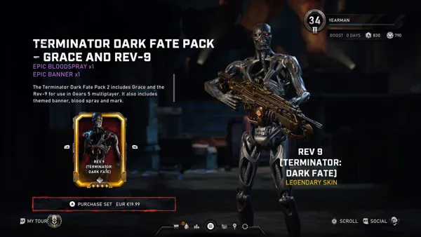 GEARS 5 Terminator: Dark Fate Pack #2 – Grace + Rev-9