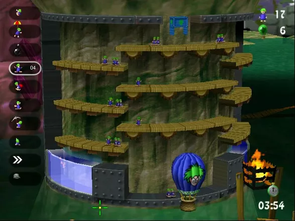 3D Lemmings  ３Ｄ レミングス para Playstation (1996)