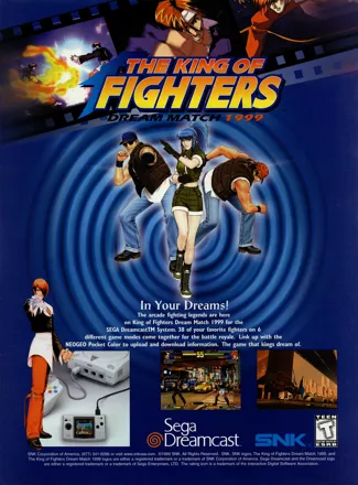 The King of Fighters Dream Match 1999 playthrough (Dreamcast) (1CC) 