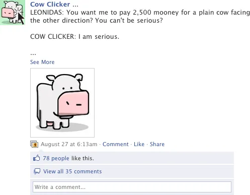 Cow Clicker