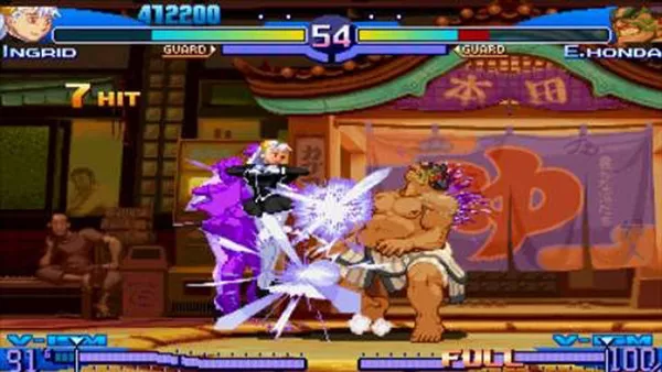 Street Fighter Alpha 3 Max [PSP] - Akuma Gameplay (Expert Mode) Part.1