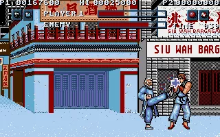 Street Fighter 1 (Arcade) China Stage 1: Ryu vs. Lee 