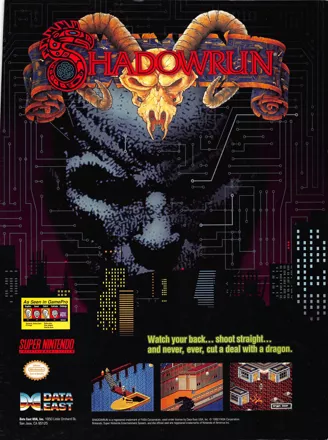 HonestGamers - Shadowrun (SNES) Review