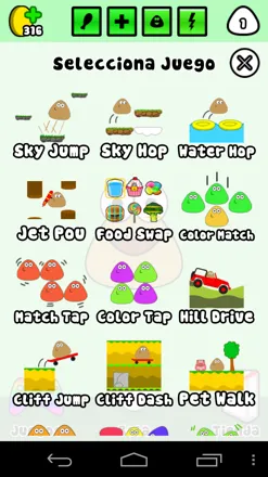 Pou - Mini Game Muito Divertido (Sky Hop) 