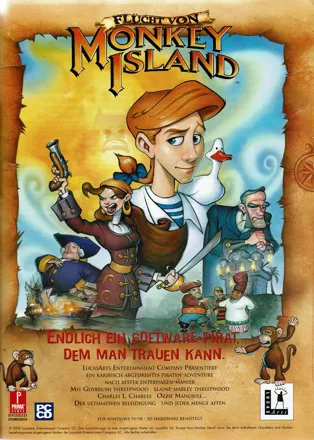 Escape from Monkey Island  Fuga da Ilha dos Macacos para Playstation 2  (2001)