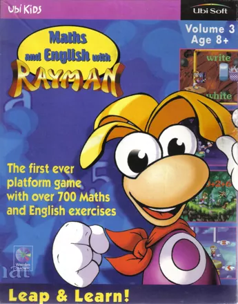 постер игры Maths and English with Rayman: Volume 3