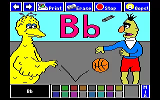 Sesame Street My First Games Letter Loops COMPLETE Vintage 1987