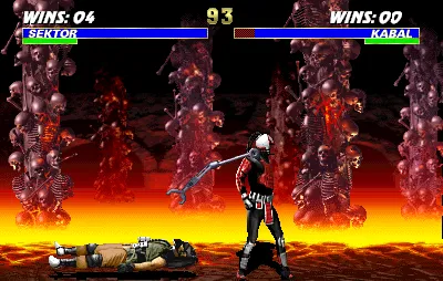 ultimate mortal Kombat 3 de super Nintendo Brutality do Kabal #fy #fyp