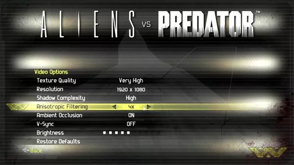 Screenshot of Aliens vs Predator (Hunter Edition) (Xbox 360, 2010) -  MobyGames