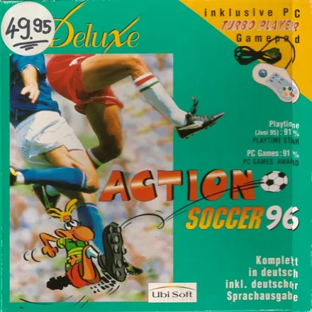 постер игры Deluxe Action Soccer 96