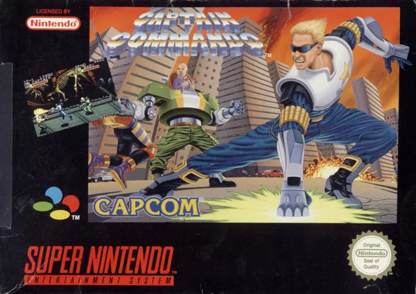 Captain Commando Arcade Game Flyer