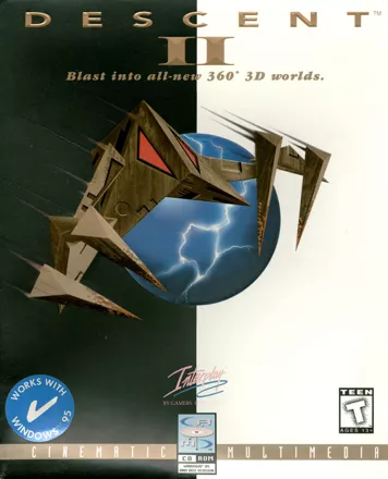 постер игры Descent II