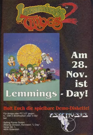 Lemmings 2: The Tribes (Genesis) - The Cover Project