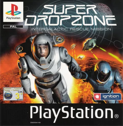 постер игры Super Dropzone: Intergalactic Rescue Mission
