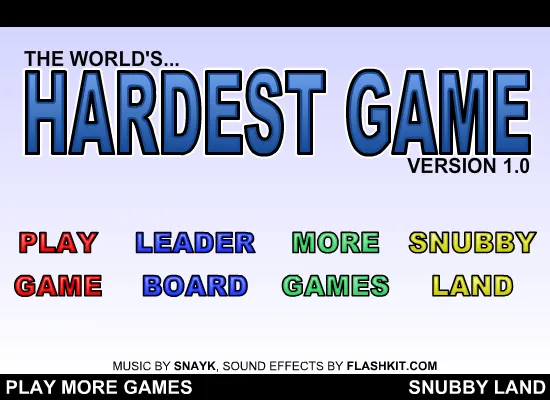 The World's Hardest Game (2007) - MobyGames