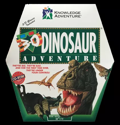 постер игры 3-D Dinosaur Adventure