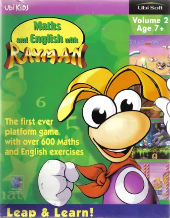 постер игры Maths and English with Rayman: Volume 2