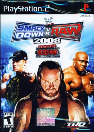 постер игры WWE Smackdown vs. Raw 2008