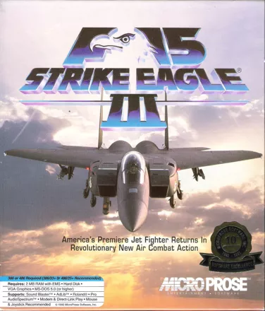 постер игры F-15 Strike Eagle III