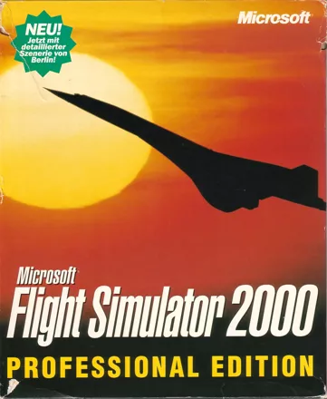 постер игры Microsoft Flight Simulator 2000: Professional Edition