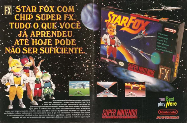 Star Fox Super Nintendo SNES MANUAL ONLY