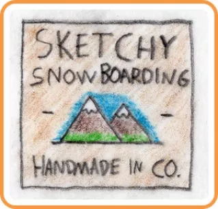 постер игры Sketchy Snowboarding