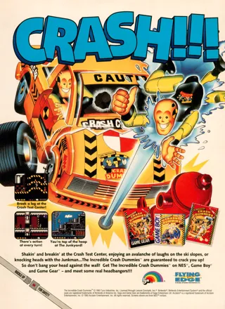 The Incredible Crash Dummies (1992) - MobyGames