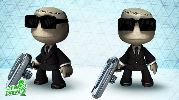 LittleBigPlanet 2: Men in Black Costume Pack (2012) - MobyGames