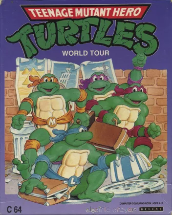 постер игры Electric Crayon Deluxe: Teenage Mutant Ninja Turtles: World Tour