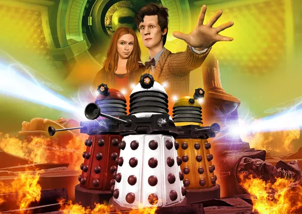 постер игры Doctor Who: City of the Daleks