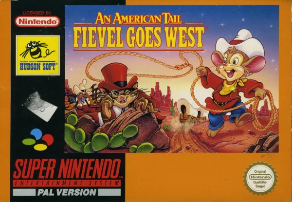 постер игры An American Tail: Fievel Goes West
