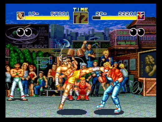 Screenshot of Fatal Fury (Neo Geo, 1991) - MobyGames